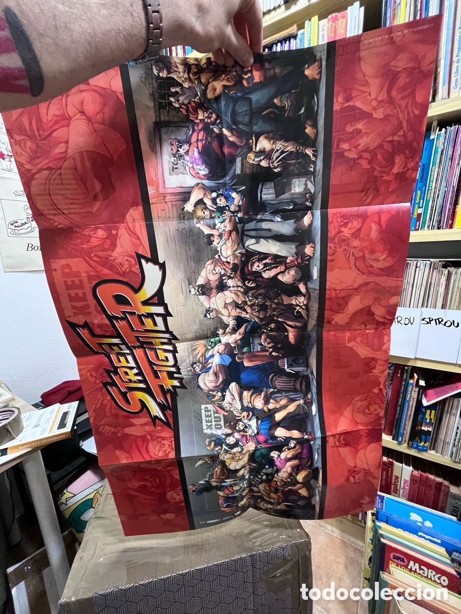 Cine: P&oacute;ster 54x86 cm street fighter capcom videojuego