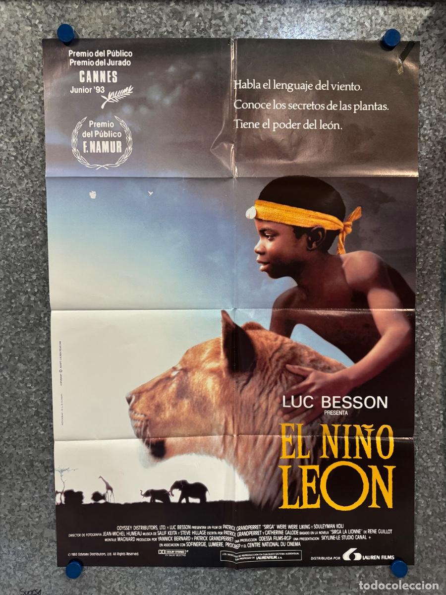 Cine: El ni&ntilde;o leon, Souleyman Koli, Mathurin Sinze, A&ntilde;o 1993, POSTER ORIGINAL
