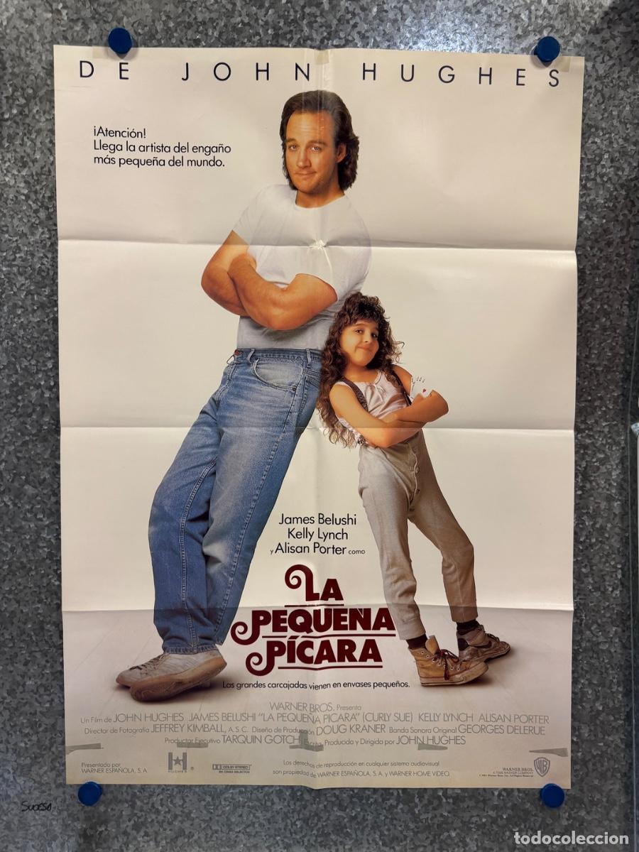Cine: La peque&ntilde;a picara, James Belushi, Kelly Lynch, A&ntilde;o 1991, POSTER ORIGINAL