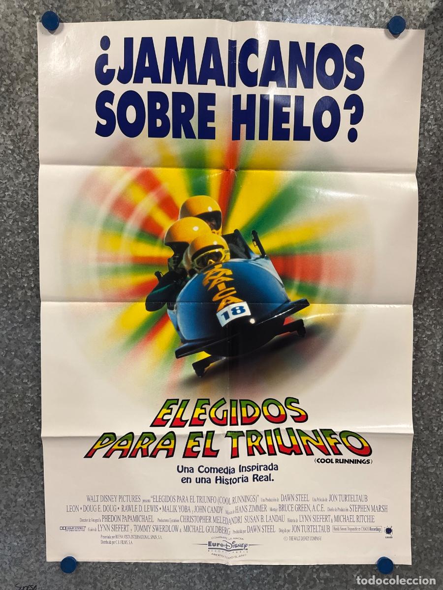 Cine: Jamaicanos sobre hielo, Malik Yoba, Rawle Lewis, A&ntilde;o 1993, POSTER ORIGINAL