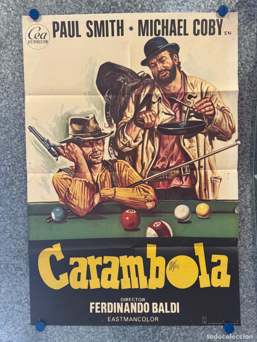 Cine: Carambola, Paul Smith, Michael Coby, A&ntilde;o 1974, POSTER ORIGINAL