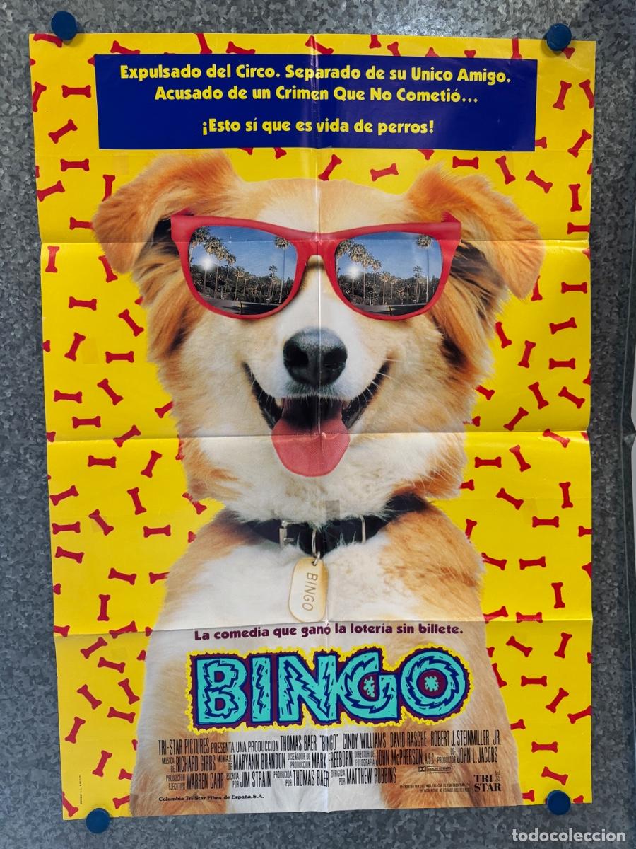 Cine: Bingo, David Rasche, Cindy Williams, A&ntilde;o 1991, POSTER ORIGINAL