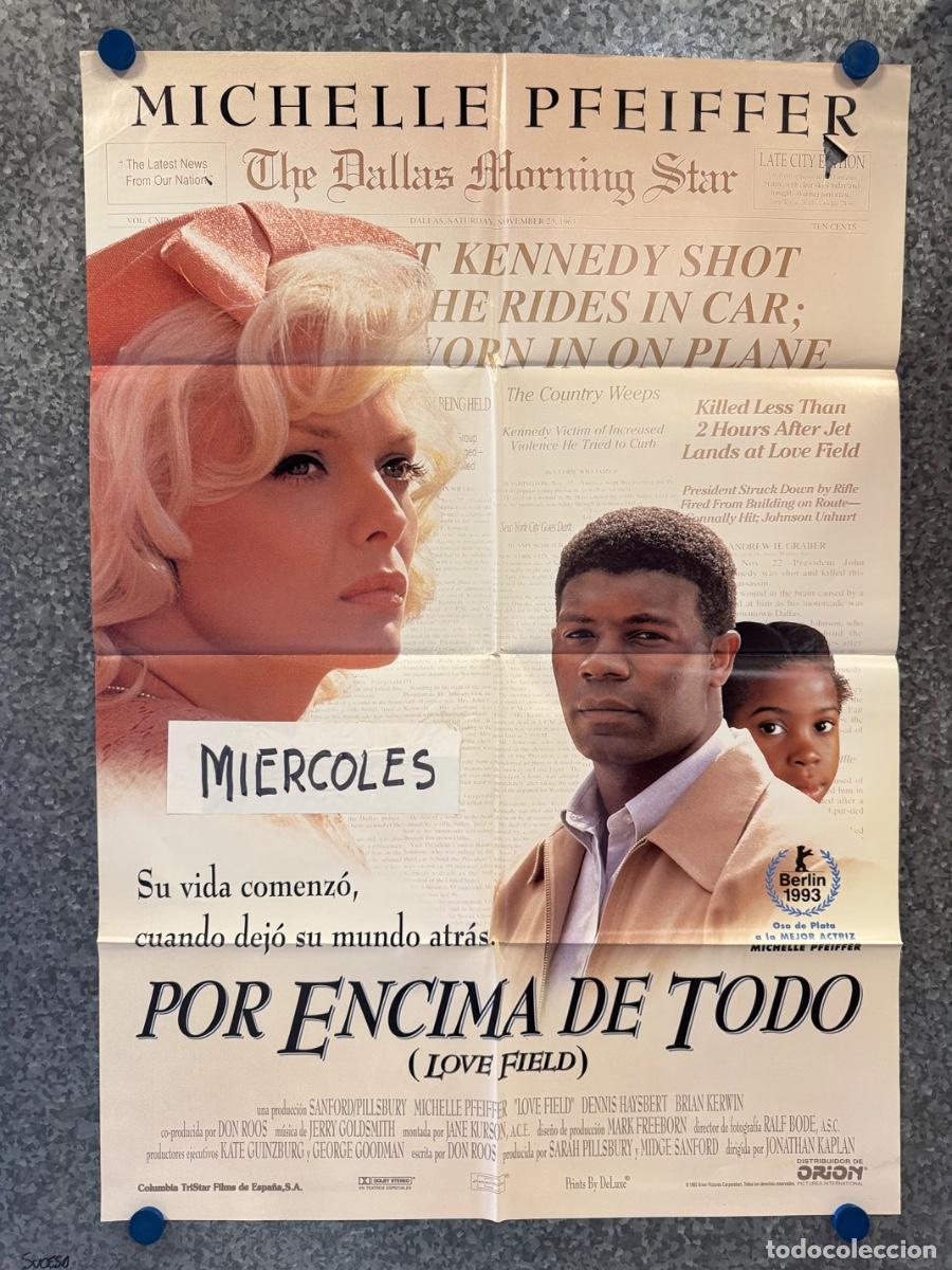 Cine: Por encima de todo, Michelle Pfeiffer, Dennis Haysbert, A&ntilde;o 1992, POSTER ORIGINAL