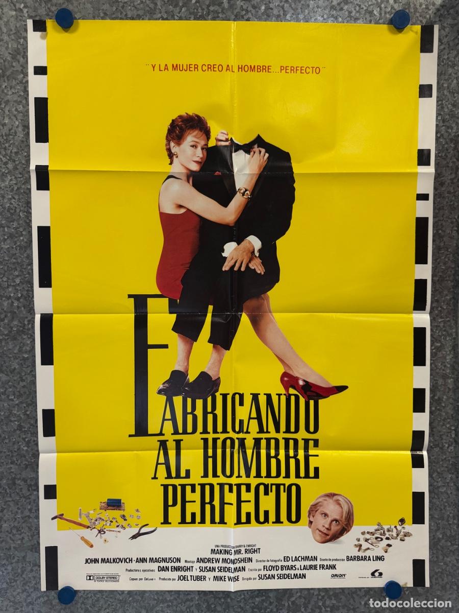 Cine: Fabricando al hombre perfecto, John Malkovich, Ann Magnuson, A&ntilde;o 1987, POSTER ORIGINAL
