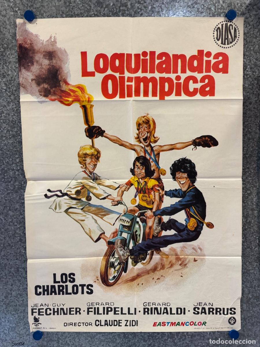 Cine: Loquilandia olimpica, Gerard Filipelli, Jean Fechner, A&ntilde;o 1972, POSTER ORIGINAL