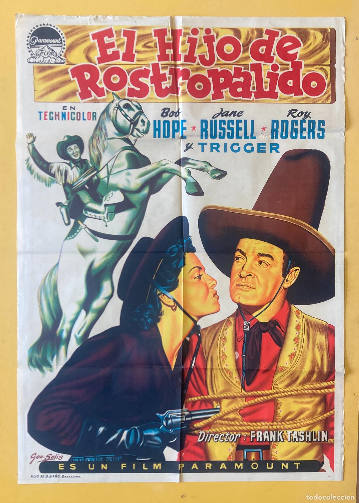 Cine: POSTER ORIGINAL, EL HIJO DE ROSTROPALIDO - BOB HOPE