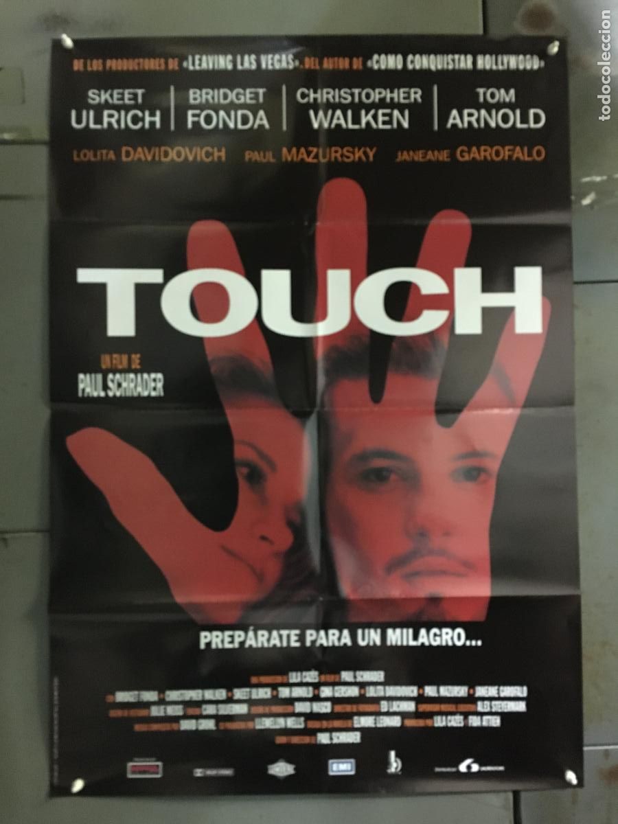 Cine: AFB25 TOUCH SKEET ULRICH BRIDGET FONDA CHRISTOPHER WALKEN POSTER ORIGINAL 70X100 ESTRENO h0