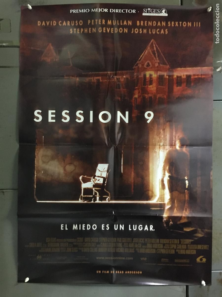 Cine: AFB27 SESSION 9 DAVID CARUSO POSTER ORIGINAL 70X100 ESTRENO h5