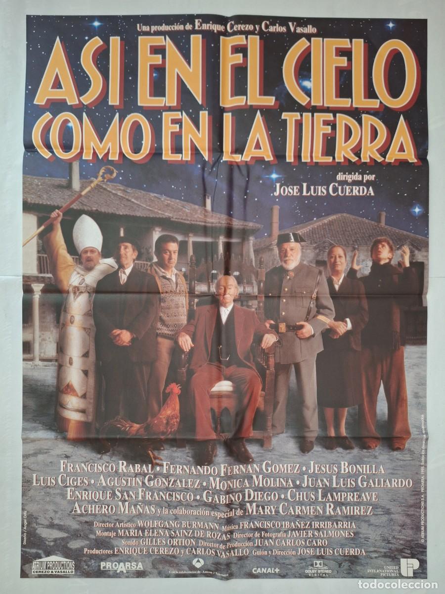 Cine: ANTIGUO CARTEL CINE ASI EN EL CIELO COMO EN LA TIERRA RV P-1845