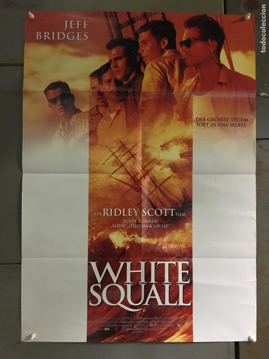 Cine: AFB42 TORMENTA BLANCA JEFF BRIDGES RIDLEY SCOTT POSTER ORIGINAL ALEMAN 60X84 h1