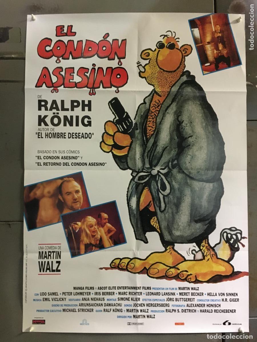 Cine: AFB45 EL CONDON ASESINO MARTIN WALTZ RALPH KONIG POSTER ORIGINAL ESTRENO 70X100 h0