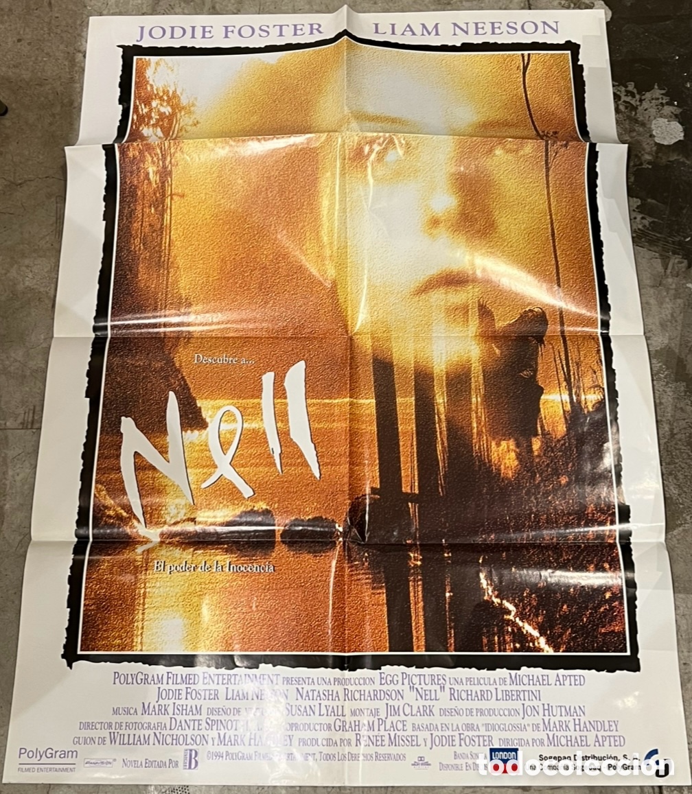 Cine: Cartel de Pelicula. &ldquo;Nell&rdquo;. 1994.