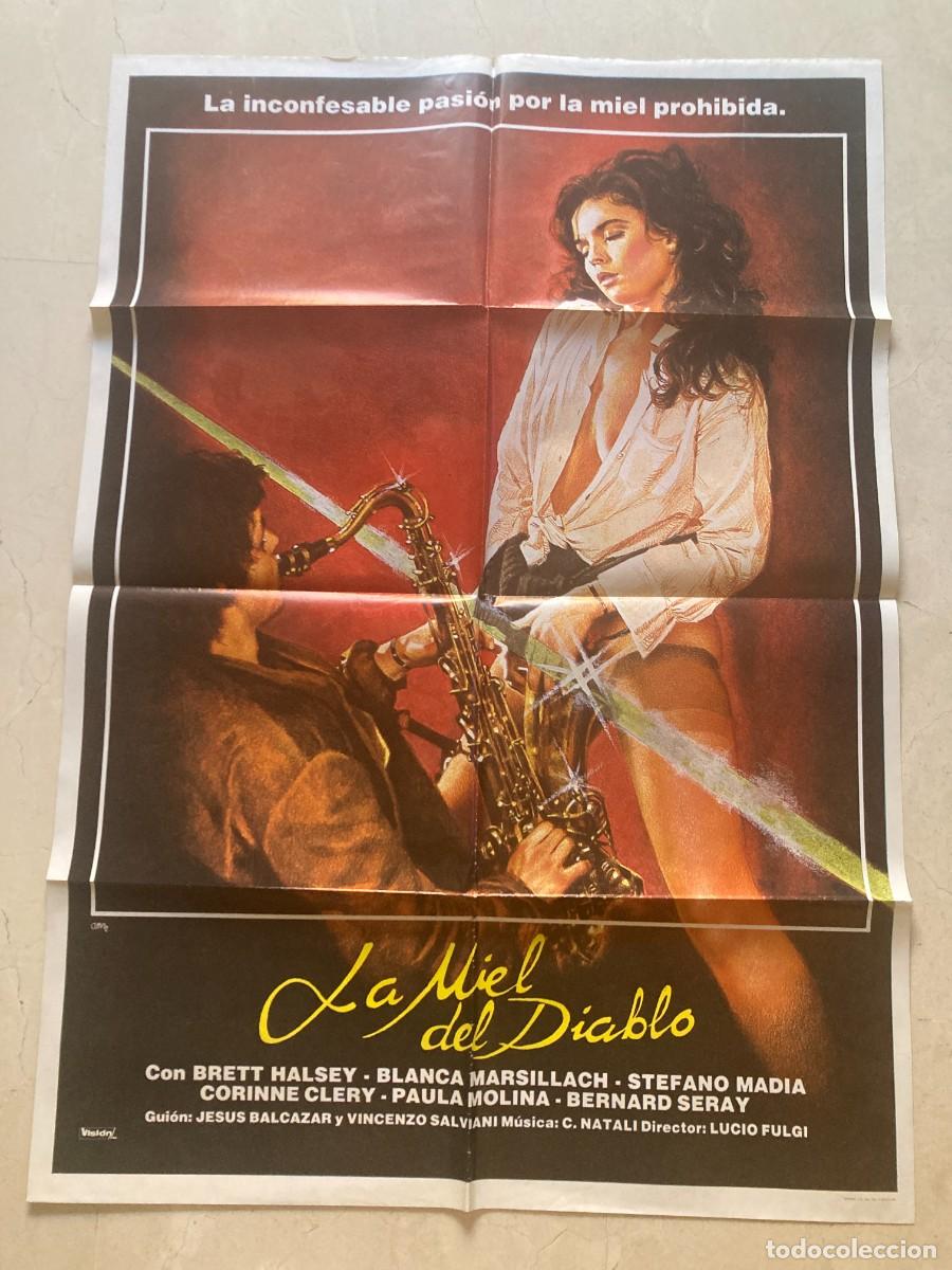 Cine: Cartel cine original LA MIEL DEL DIABLO (1986) 70x100 / Lucio Fulci