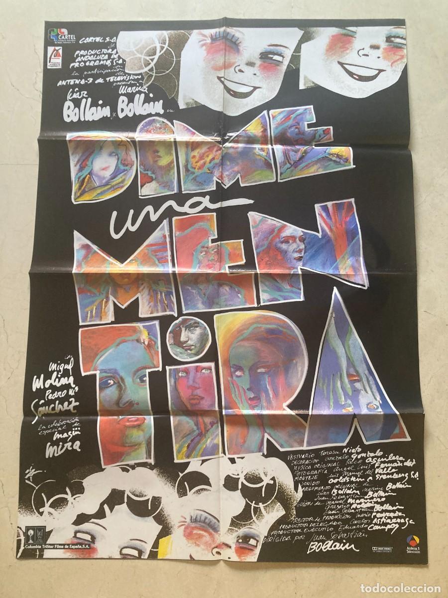 Cine: Cartel cine original DIME UNA MENTIRA (1993) 70x100 / Iciar Bollain / IVAN ZULUETA