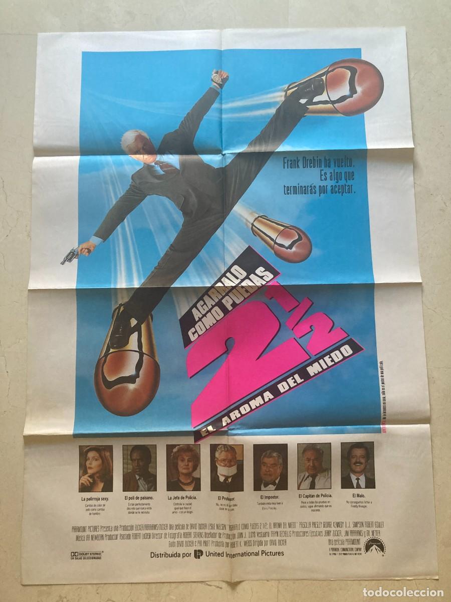 Cine: Cartel cine original AGARRALO COMO PUEDAS 2 1/2 (1991) 70x100 / David Zucker - Leslie Nielsen