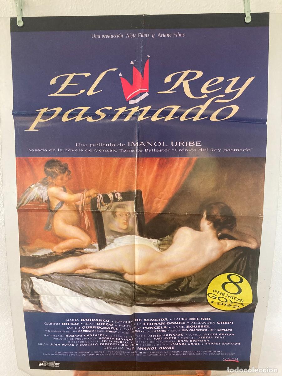 Cine: Cartel cine original EL REY PASMADO (1991) 70x100 / Imanol Uribe - Gabino Diego