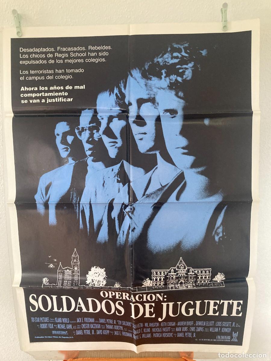 Cine: Cartel cine original OPERACION SOLDADOS DE JUGUETE (1991) 70x100 / Sean Astin - Wil Wheaton