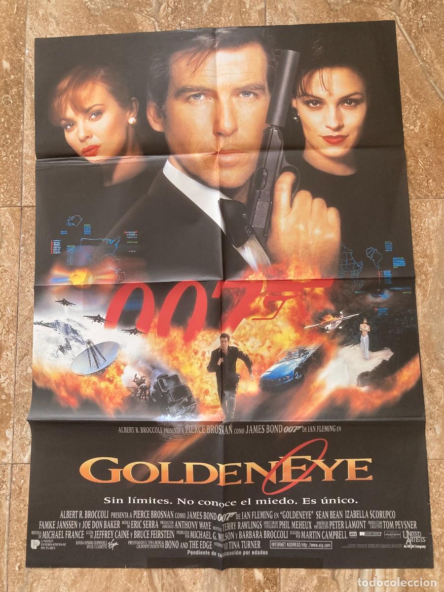 Cine: Cartel cine original 007 GOLDENEYE (1995) 70x100 / Martin Campbell - Pierce Brosnan