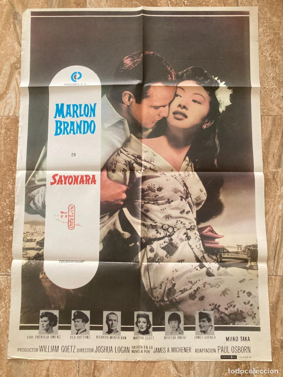 Cinema: Cartel cine original SAYONARA (1957) 70x100 / Marlon Brando