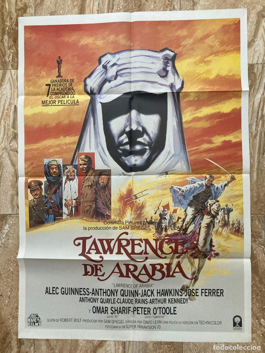 Cine: Cartel cine original LAWRENCE DE ARABIA (1962) 70x100 / Peter O'Toole - David Lean