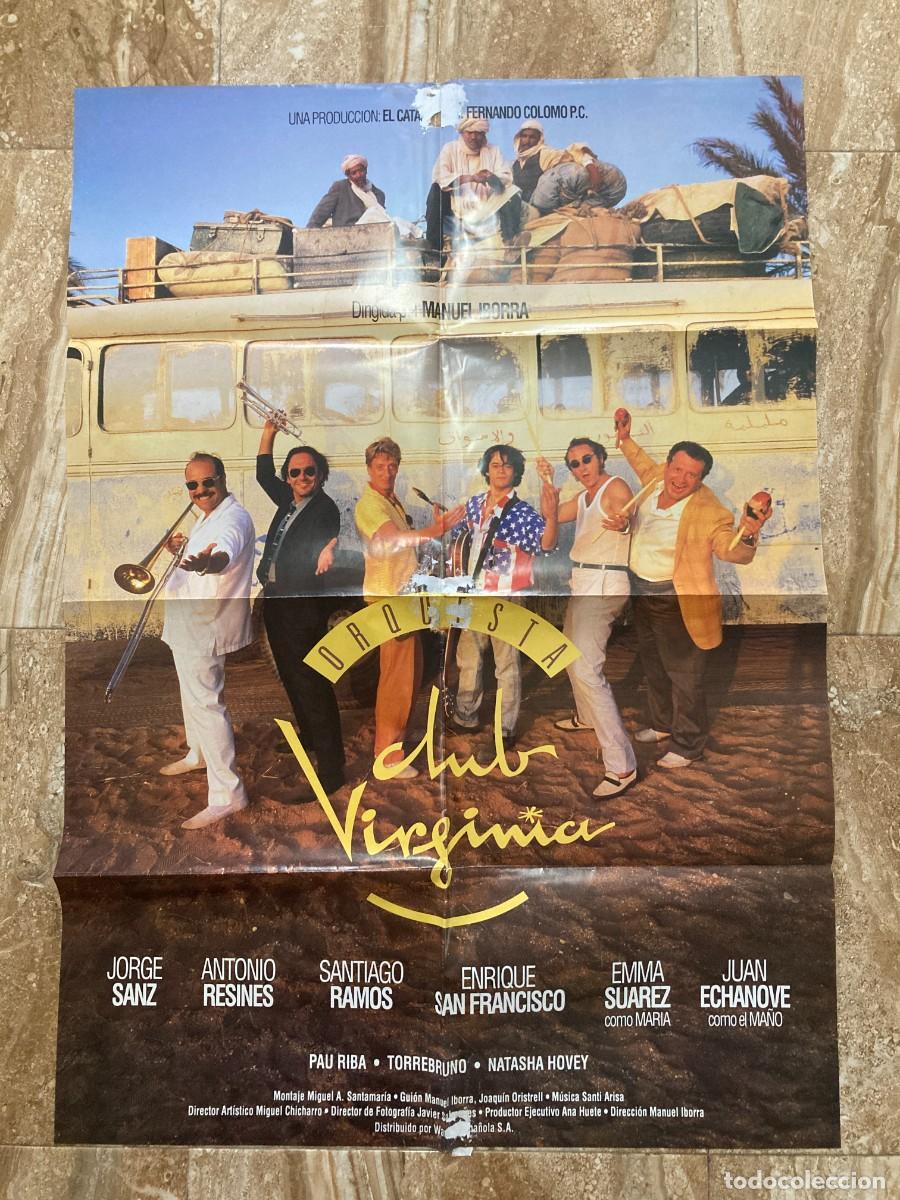 Cine: Cartel cine original ORQUESTA CLUB VIRGINIA (1992) 70x100 / Antonio Resines - Enrique San Francisco