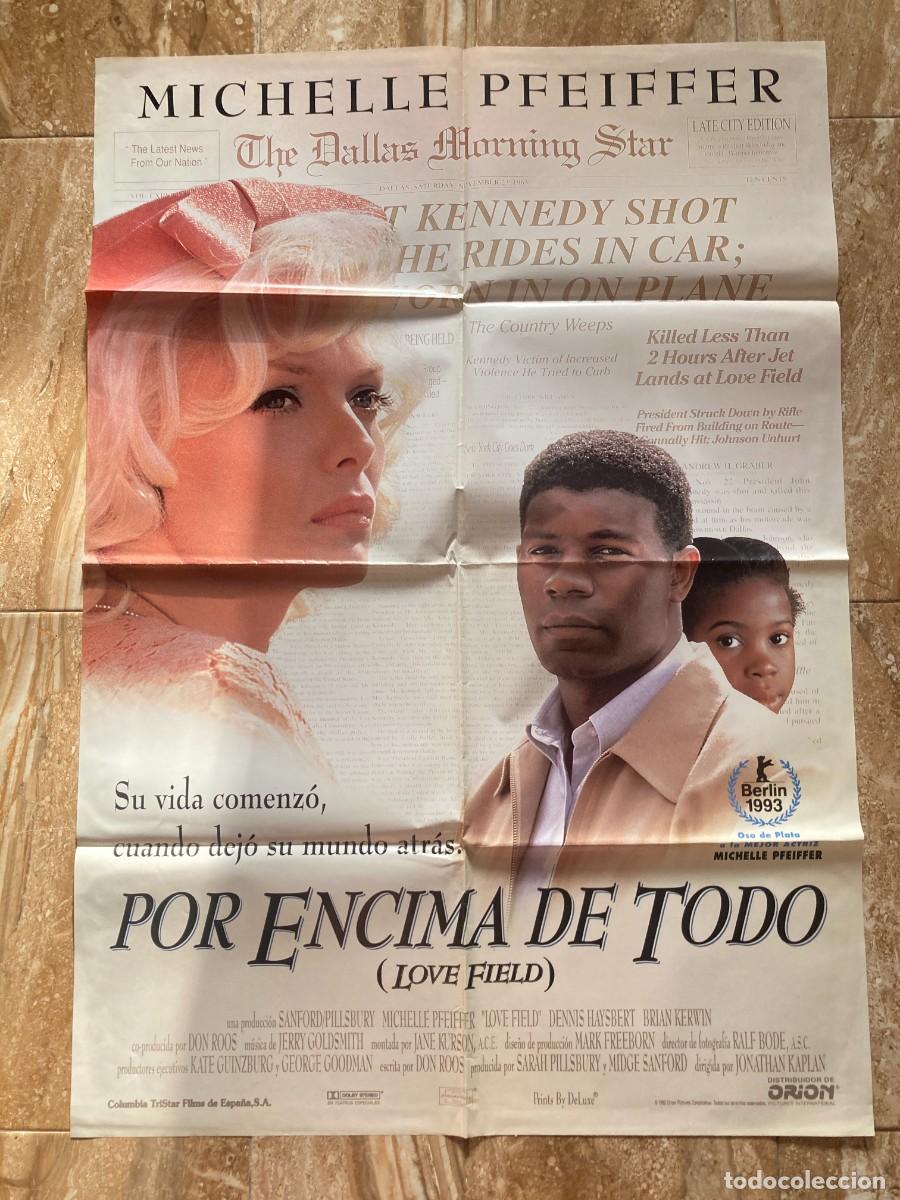 Cine: Cartel cine original POR ENCIMA DE TODO (1992) 70x100 / Michelle Pfeiffer