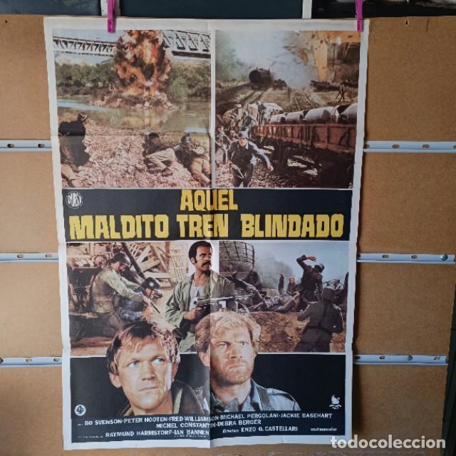 Cine: EN1331 AQUEL MALADITO TREN BLINDADO POSTER ORIGINAL