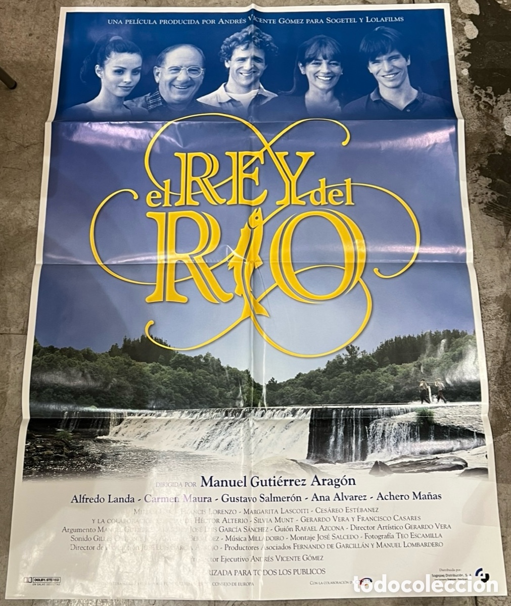 Cine: Cartel de Pelicula. &ldquo;Rey del R&iacute;o&rdquo;. 1985.