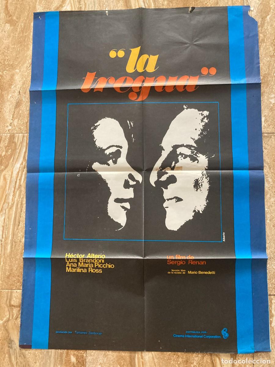 Cine: Cartel cine original LA TREGUA (1974) 70x100 / H&eacute;ctor Alterio