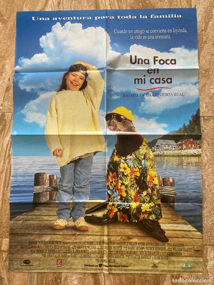 Cine: Cartel cine original UNA FOCA EN MI CASA (1994) 70x100 / Tina Majorino - Keith Carradine