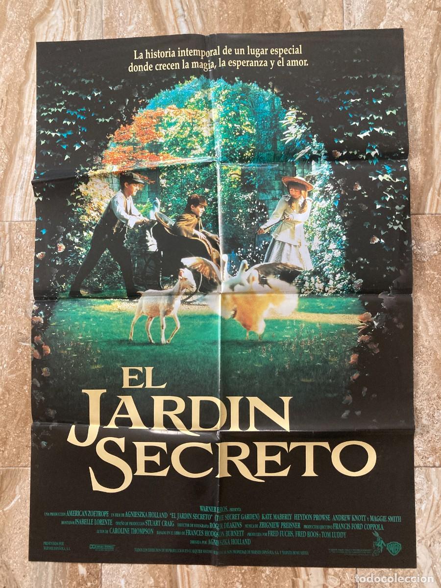 Cine: Cartel cine original EL JARDIN SECRETO (1993) 70x100 / Kate Maberly - Maggie Smith