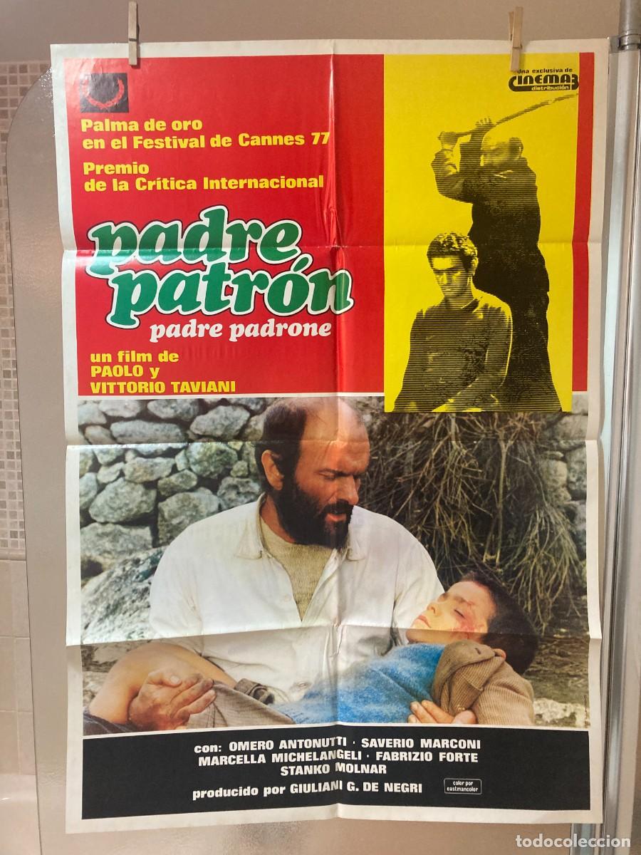 Cine: Cartel cine original PADRE PATRON (1977) 70x100 / Paolo y Vittorio Taviani