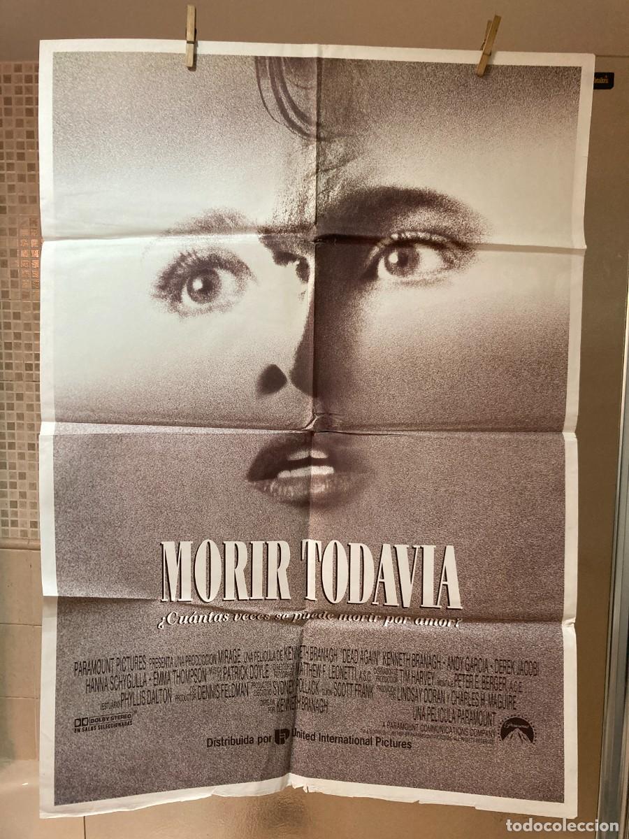 Cine: Cartel cine original MORIR TODAVIA (1991) 70x100 / Kenneth Branagh - Emma Thompson