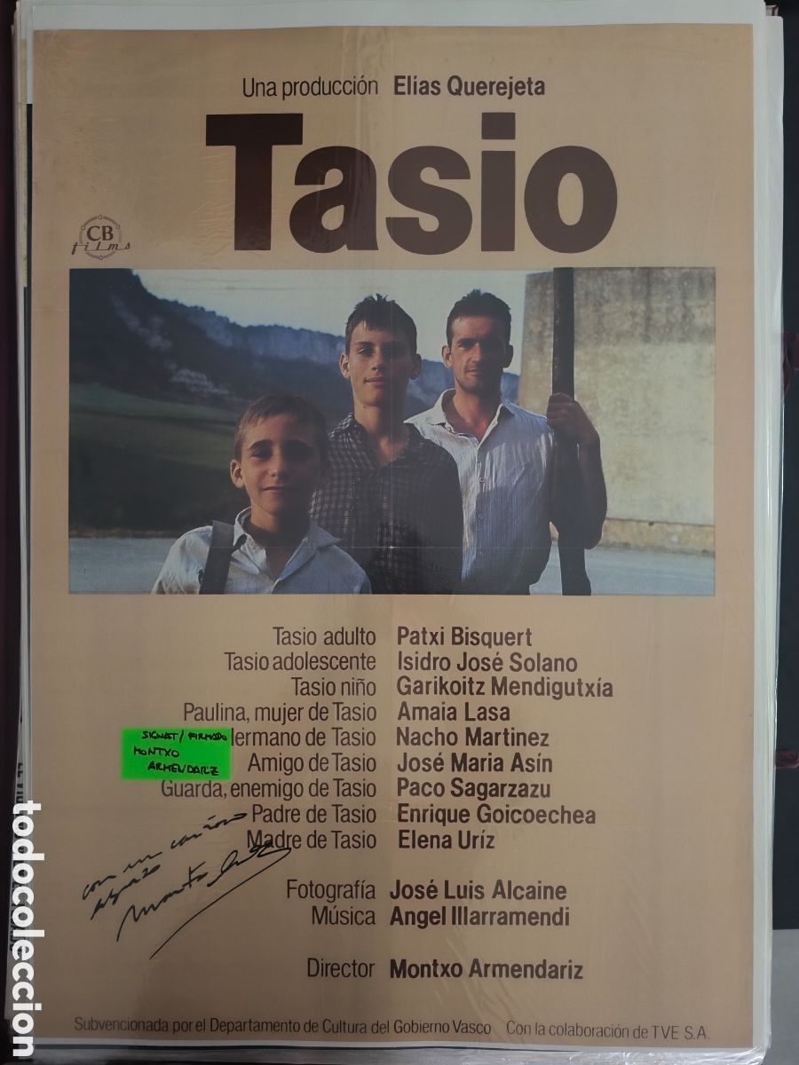 Cine: FIRMADO Cartel Tasio