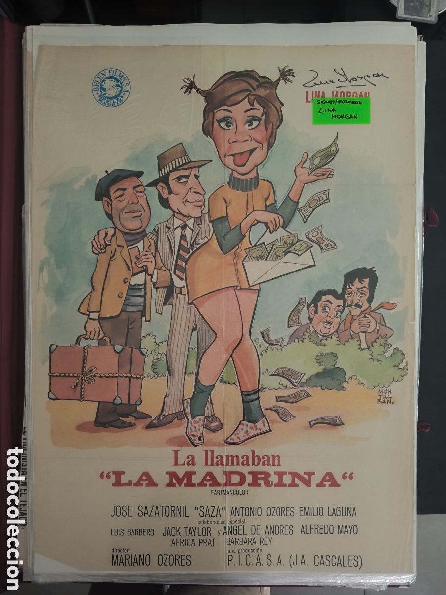 Cine: FIRMADO Lina Morgan - Cartel La Madrina