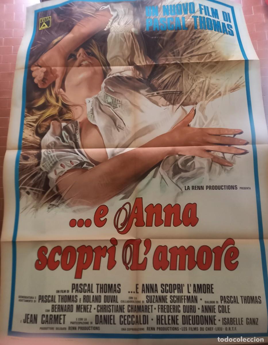 Cinema: E ANNA SCOPRI' L'AMORE 1975 DI PASCAL THOMAS POSTER cm. 100X140 CHRISTIANA CHAMARET ANNIE COLE