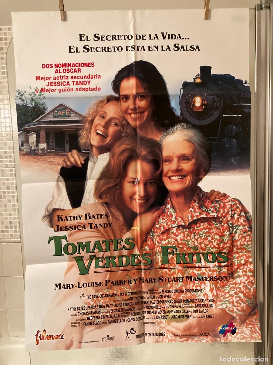 Cine: Cartel cine original TOMATES VERDES FRITOS (1991) 70x100 / Kathy Bates - Jessica Tandy