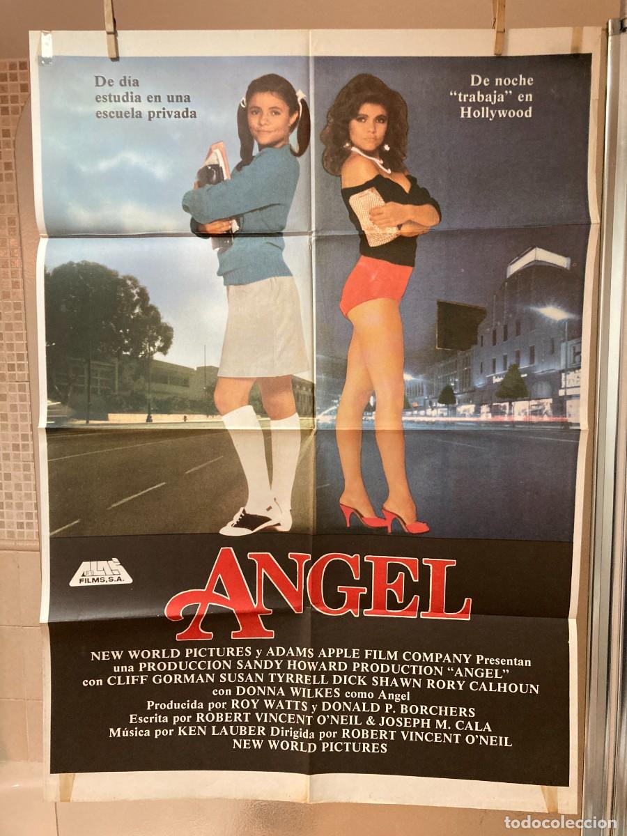 Cine: Cartel cine original ANGEL (1984) 70x100 / Cliff Gorman - Donna Wilkes