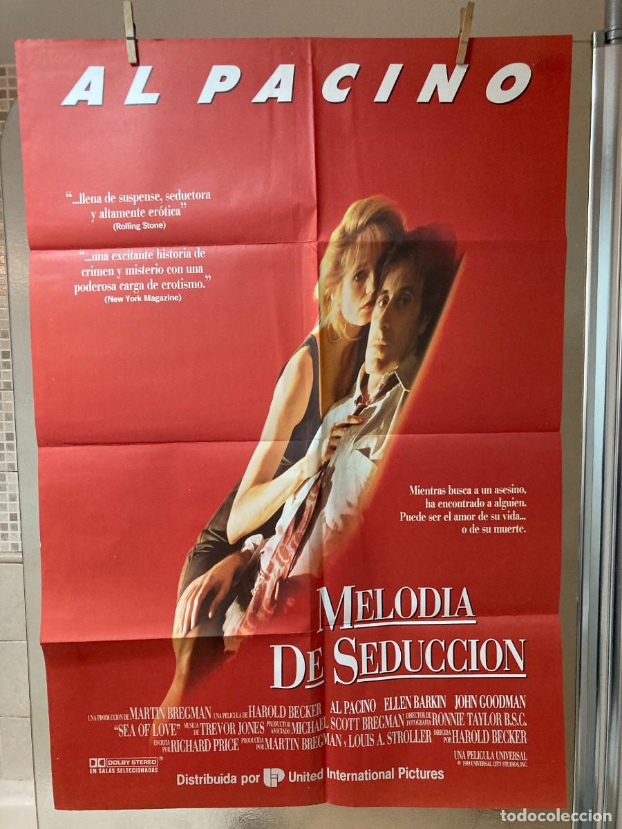 Cine: Cartel cine original MELODIA DE SEDUCCION (1989) 70x100 / Al Pacino