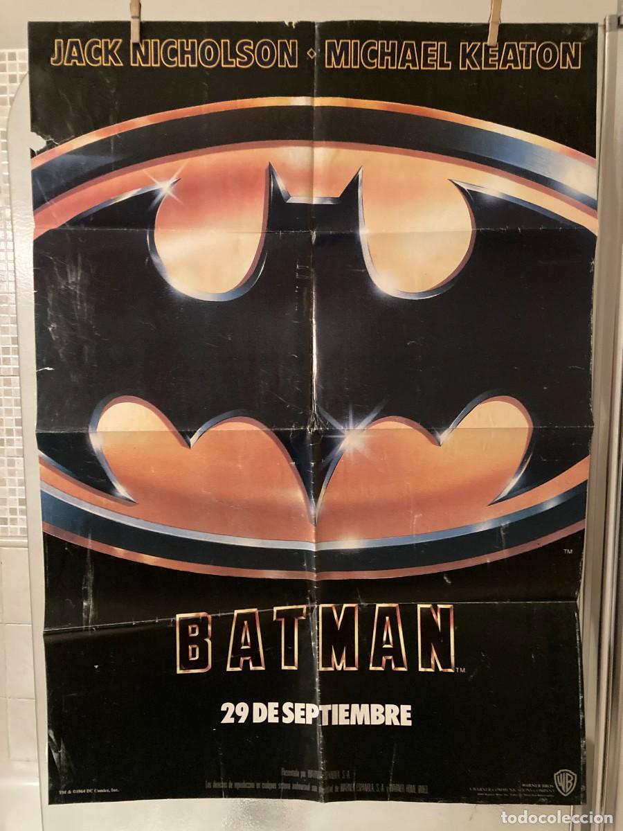 Cine: Cartel cine original BATMAN (1989) 70x100 / Tim Burton - Michael Keaton - Jack Nicholson