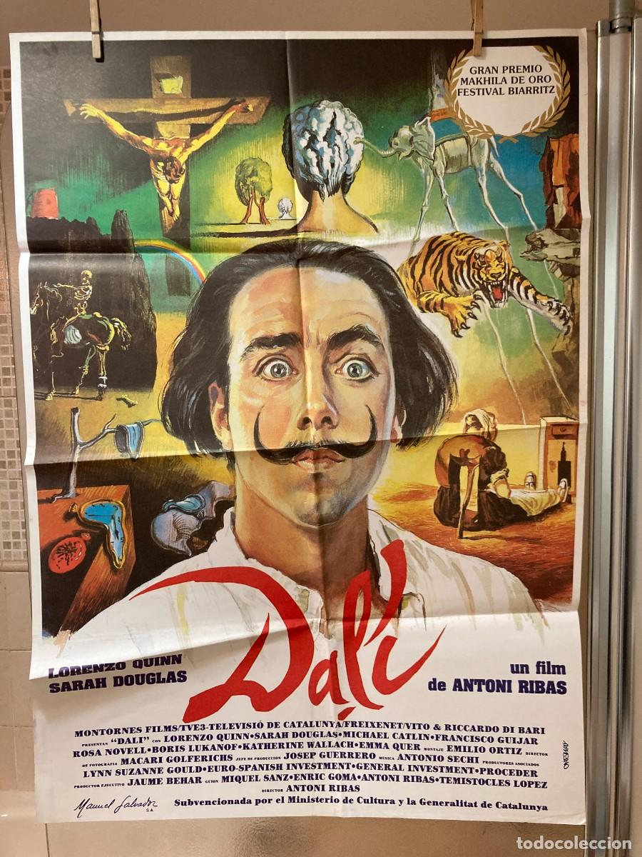 Cine: Cartel cine original DALI (1991) 70x100 / Antoni Ribas - Lorenzo Quinn