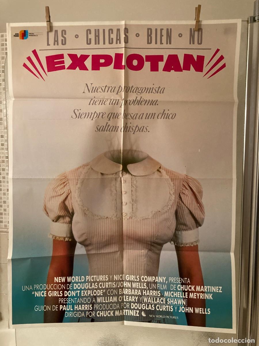 Cine: Cartel cine original LAS CHICAS BIEN NO EXPLOTAN (1987) 70x100 / Barbara Harris