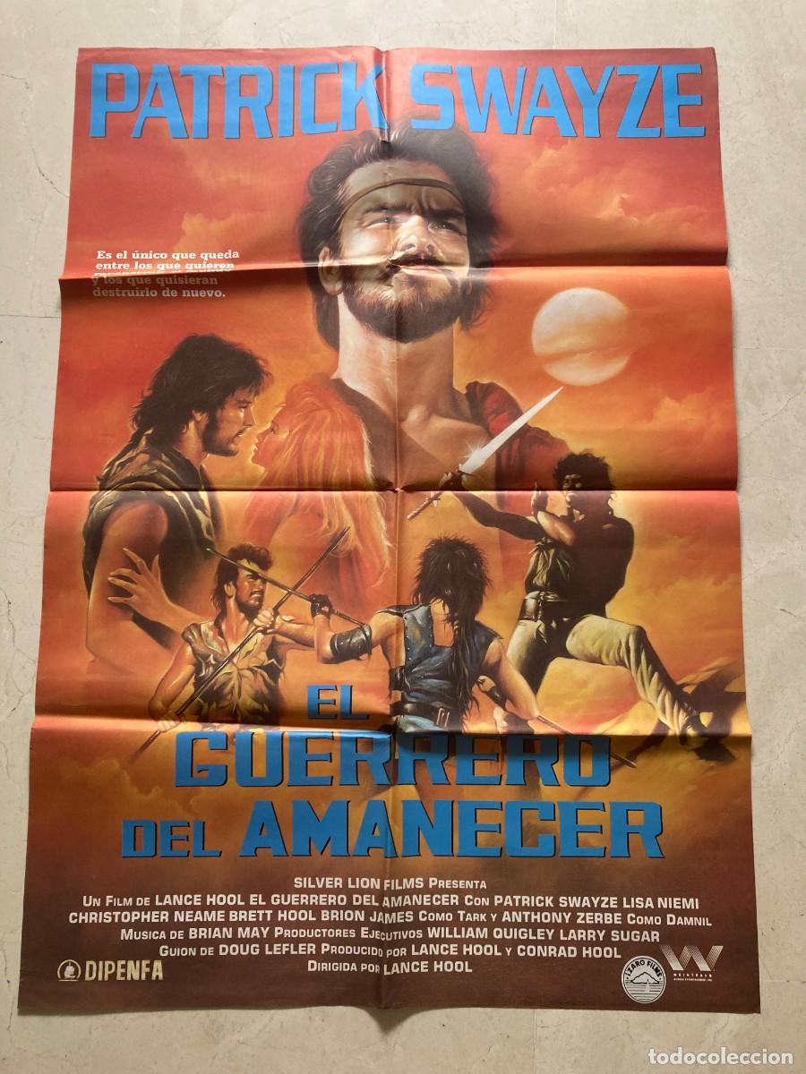 Cine: Cartel cine original EL GUERRERO DEL AMANECER (1987) 70x100 / Patrick Swayze