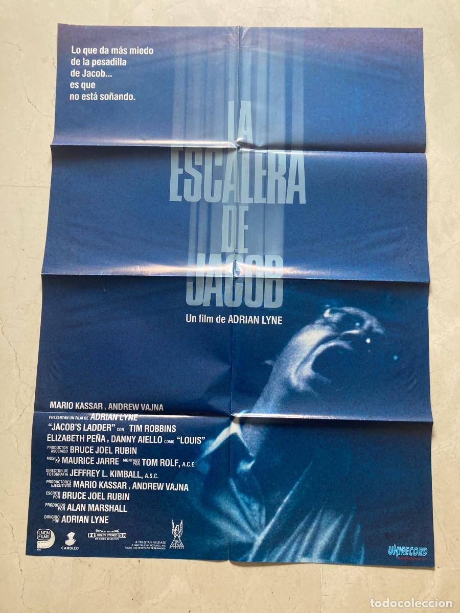 Cine: Cartel cine original LA ESCALERA DE JACOB (1990) 70x100 / Adrian Lyne - Tim Robbins