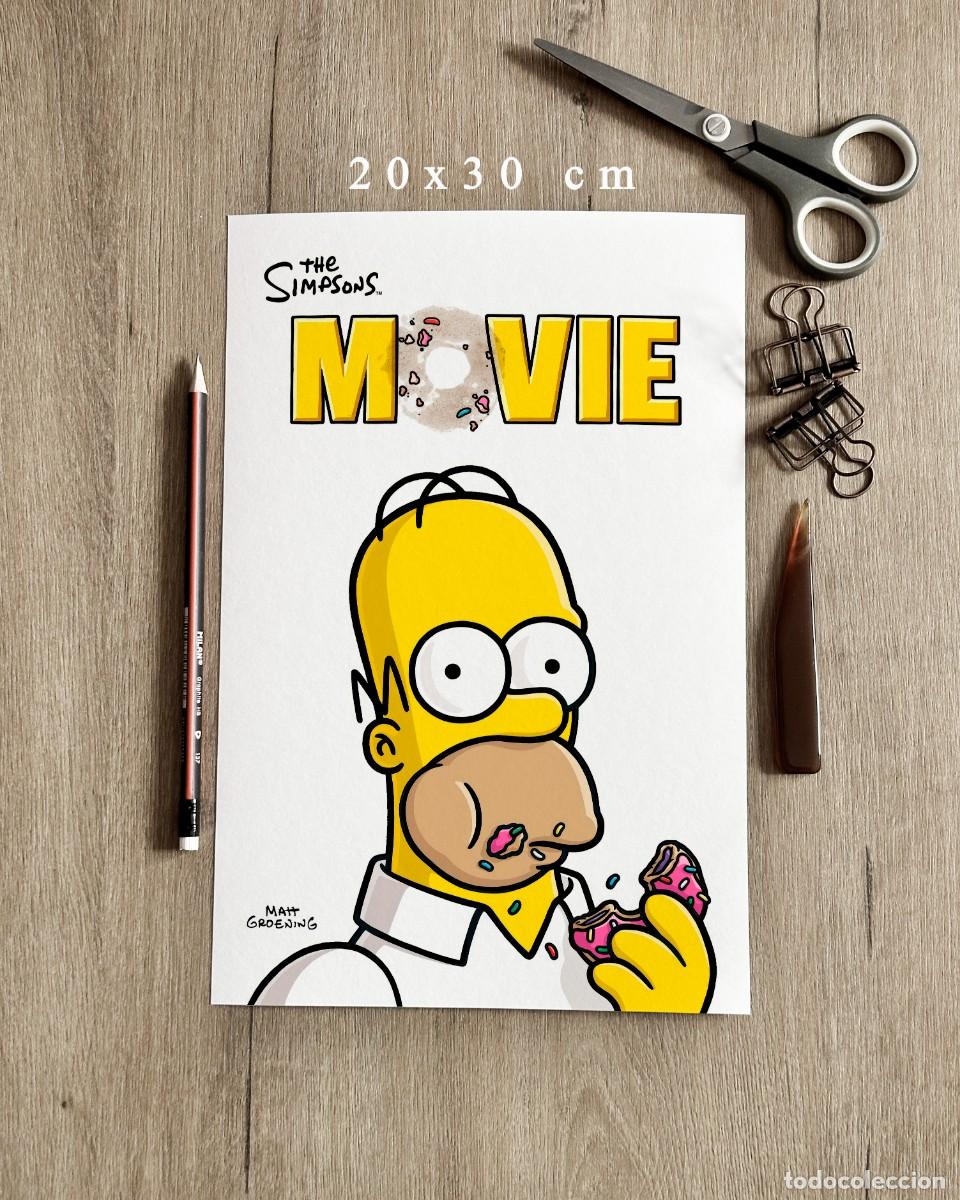 Cine: The Simpsons Movie (2007) - Reproducci&oacute;n P&oacute;ster 20x30