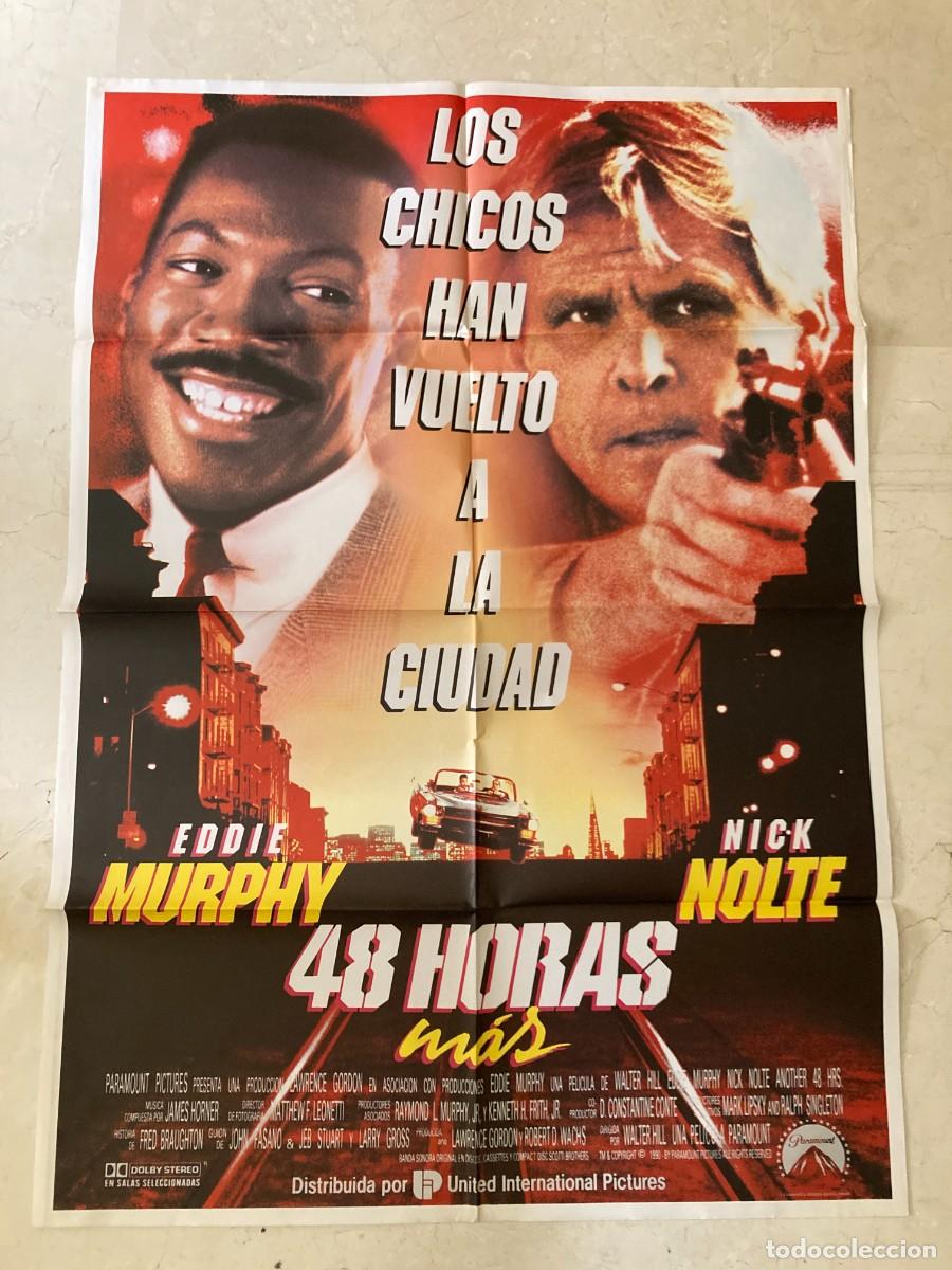 Cine: Cartel cine original 48 HORAS MAS (1990) 70x100 / Eddie Murphy - Nick Nolte