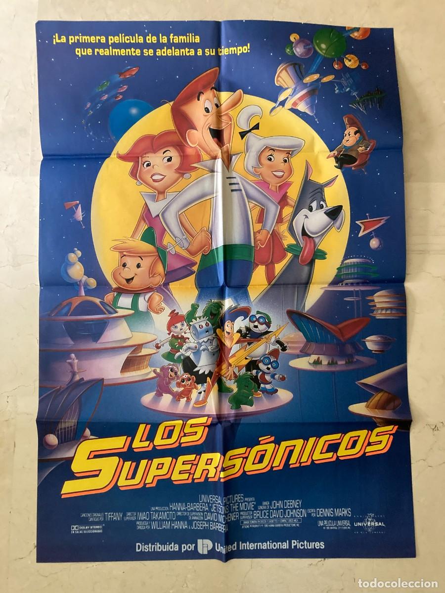 Cine: Cartel cine original LOS SUPERSONICOS (1990) 70x100 / Hanna & Joseph Barbera