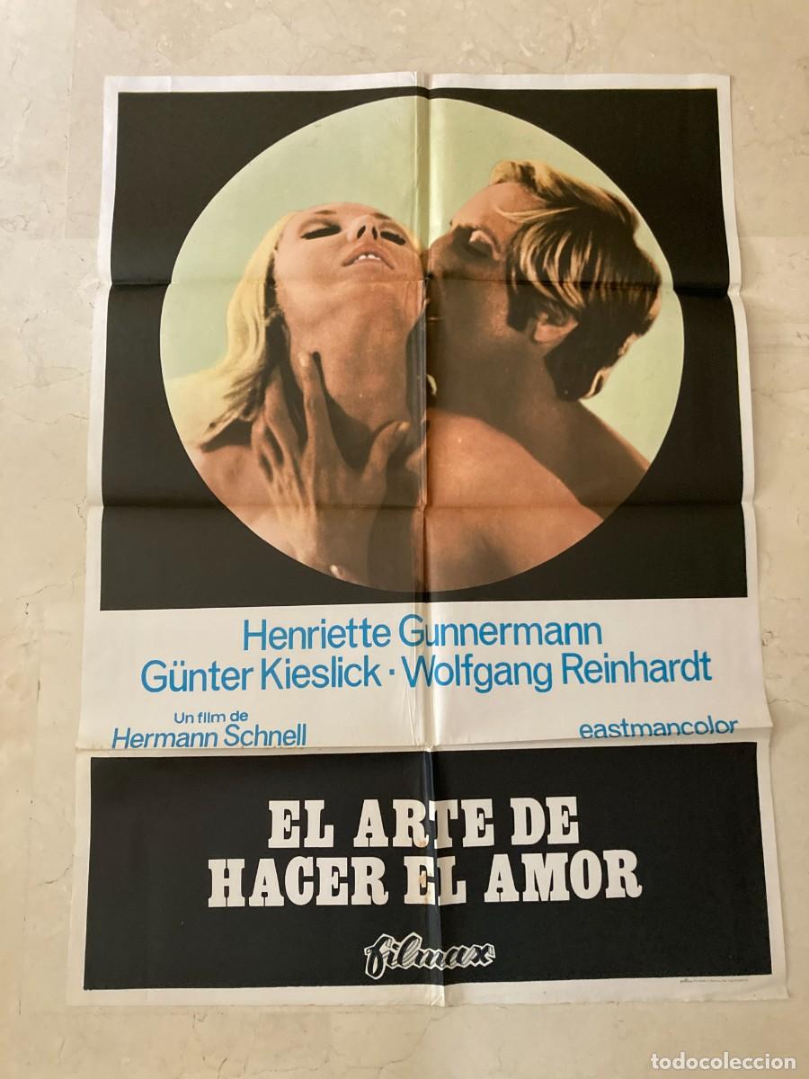 Cine: Cartel cine original EL ARTE DE HACER EL AMOR (1970) 70x100 / Hermann Schnell