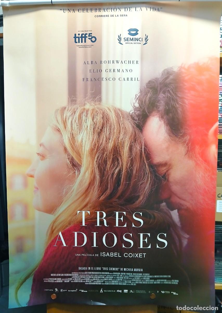 Cine: Tres adioses. P&oacute;ster original 70x100 cm aprox. Isabel Coixet
