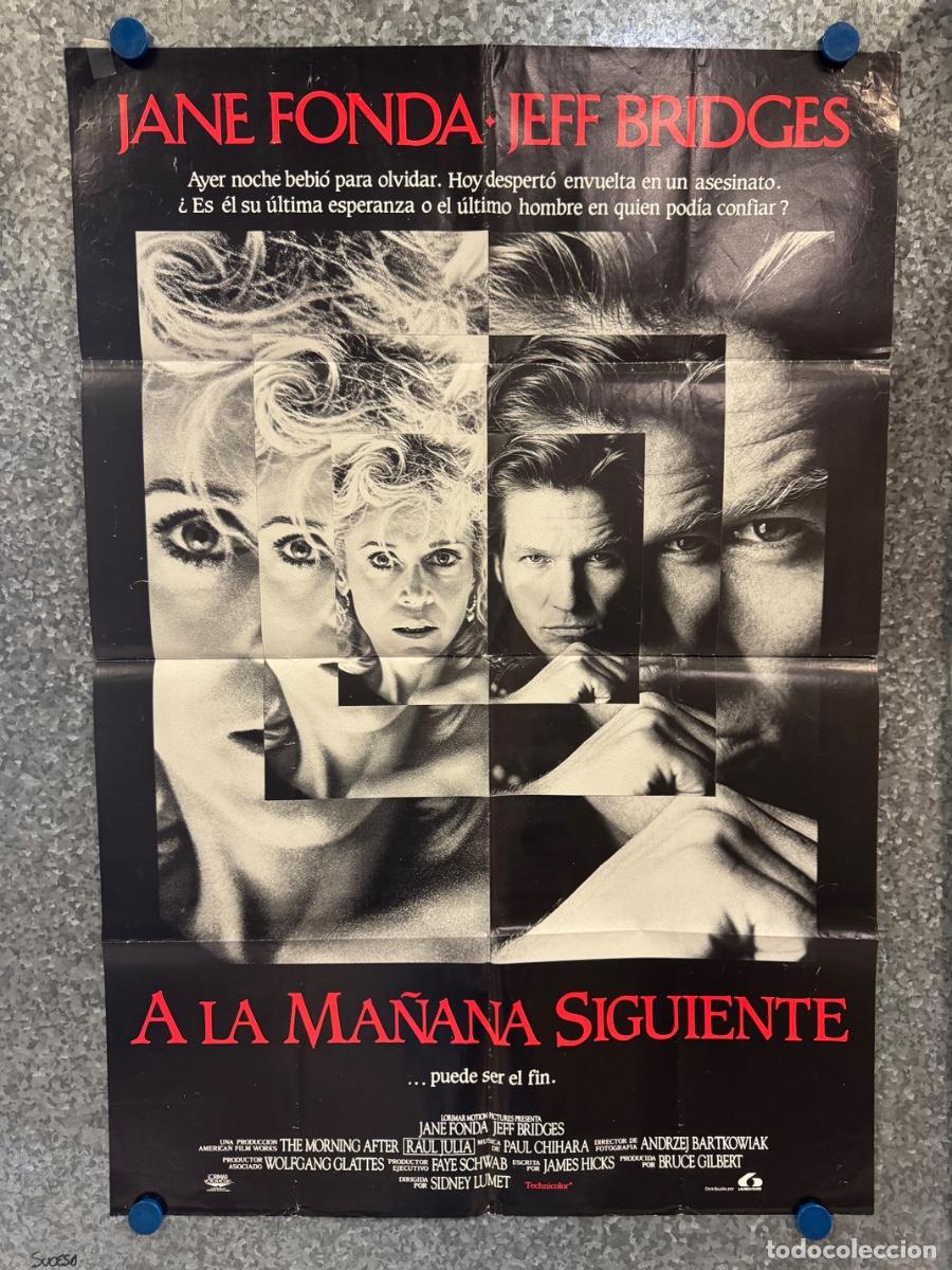 Cine: A la ma&ntilde;ana siguiente, Jane Fonda, Jeff Bridges, A&ntilde;o 1986, POSTER ORIGINAL